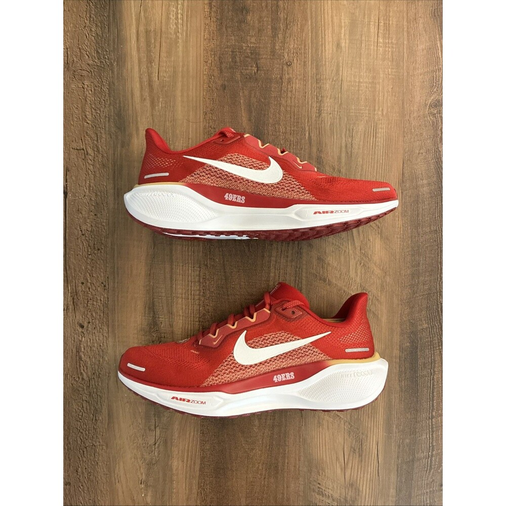 Nike Air Zoom Pegasus 41 San Francisco 49ers Men Size 8 Running Shoe FZ5070-600